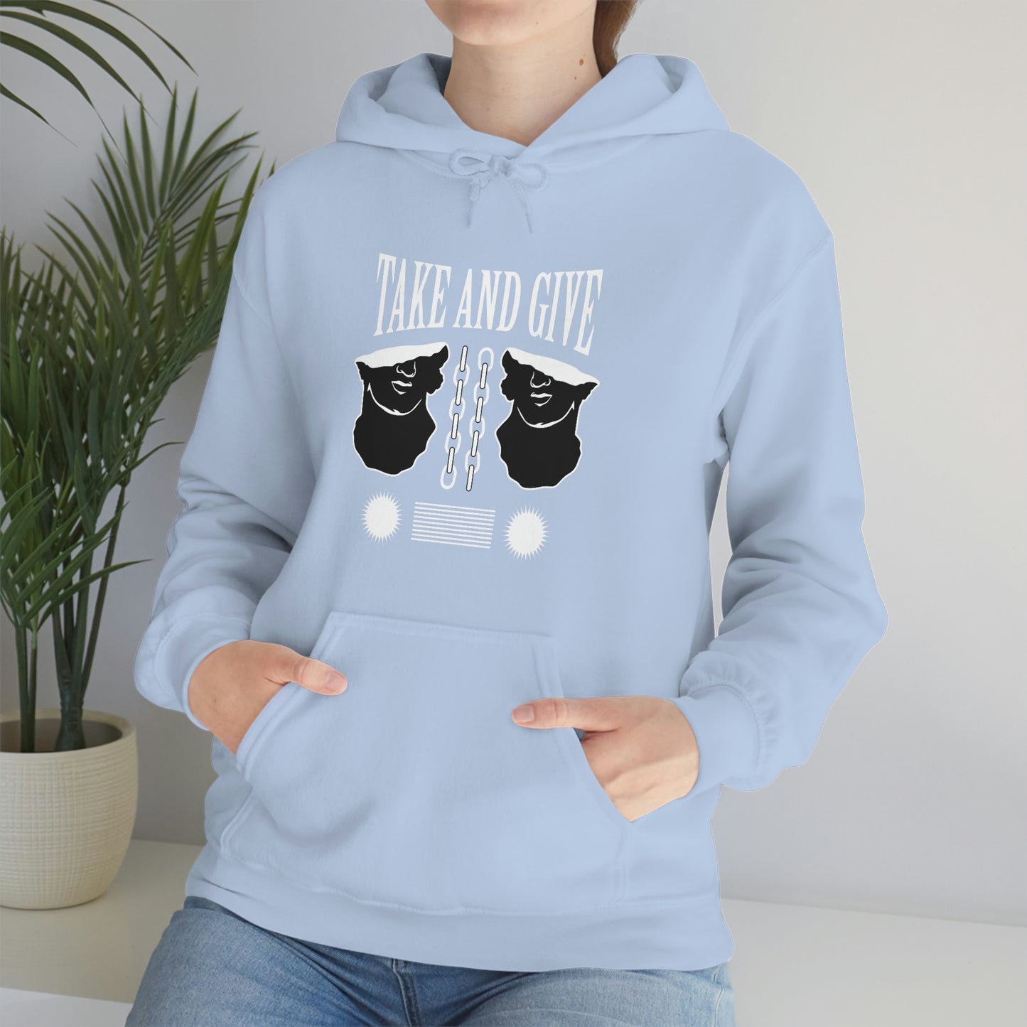Take and Give Hooded Sweatshirt